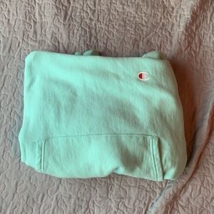 mint champion hoodie